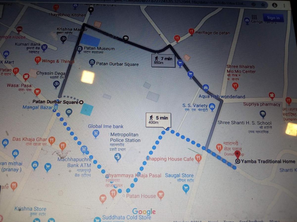 扬巴传统住宿加早餐旅馆 Lalitpur 外观 照片